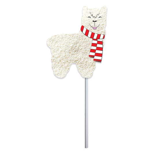 Holiday Llama Marshmallow Pops - Bulk