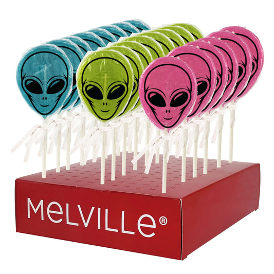 Alien Asst Lollipops - Display Stand