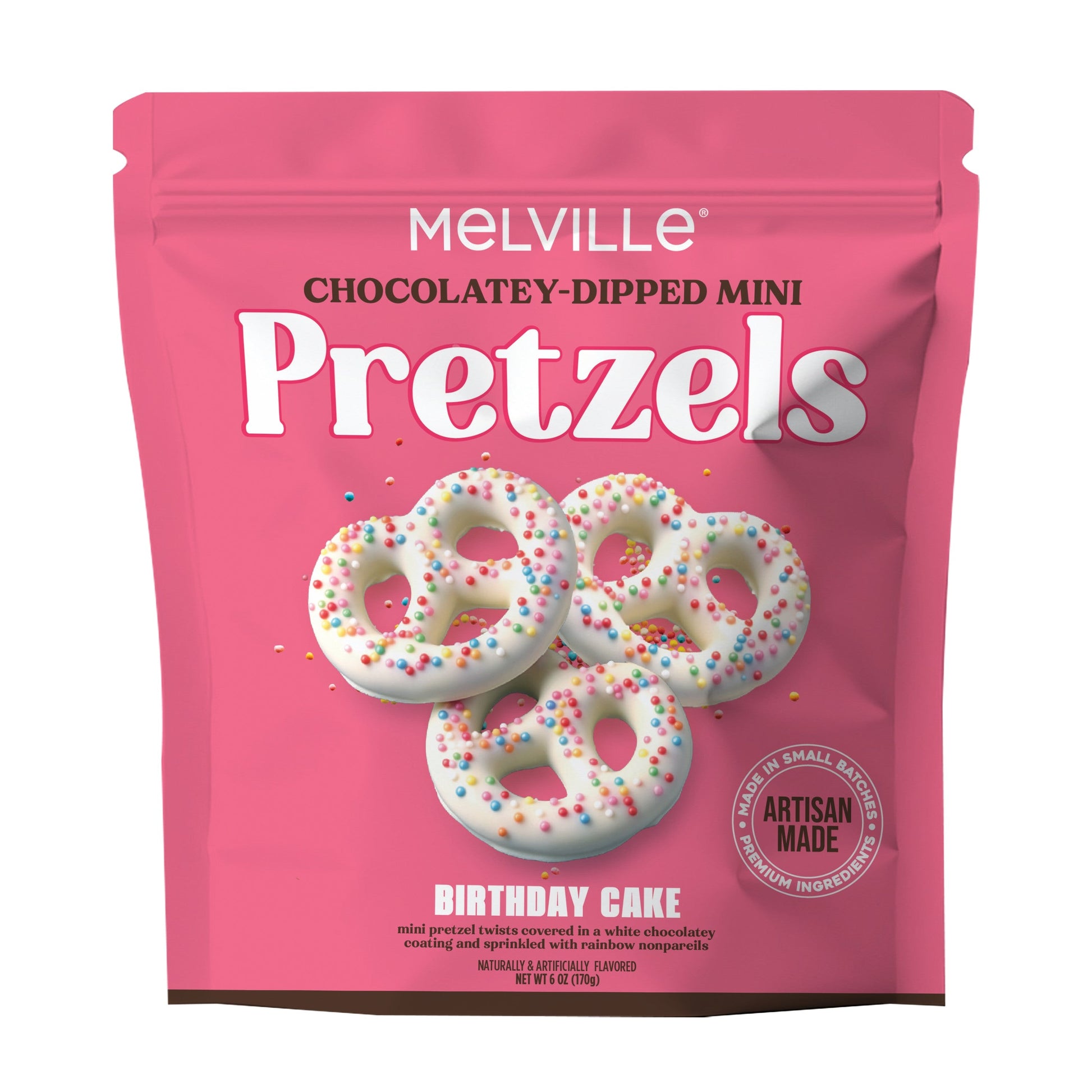 Birthday Cake Mini Pretzels