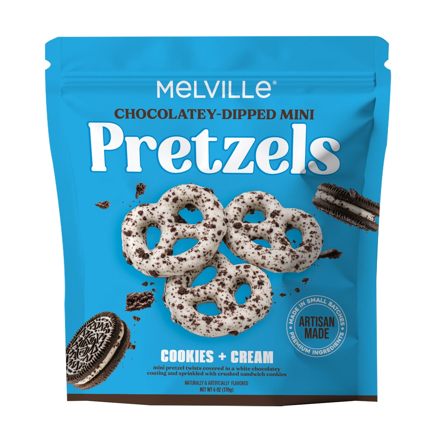 Cookies Cream Mini Pretzels