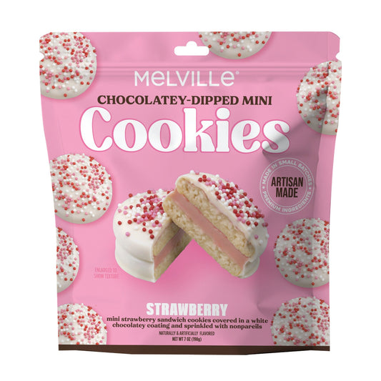 Strawberry Mini Cookies - Gusset Bag