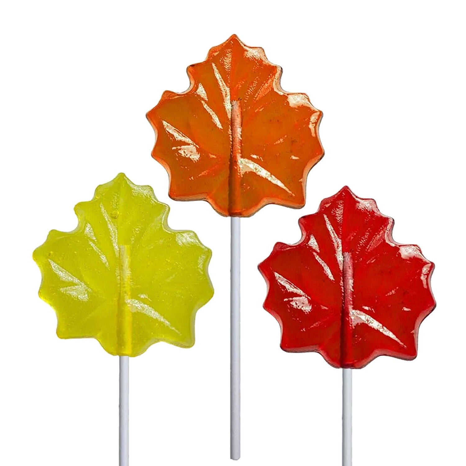 Old Tyme Barley Maple Leaf Asst Lollipops
