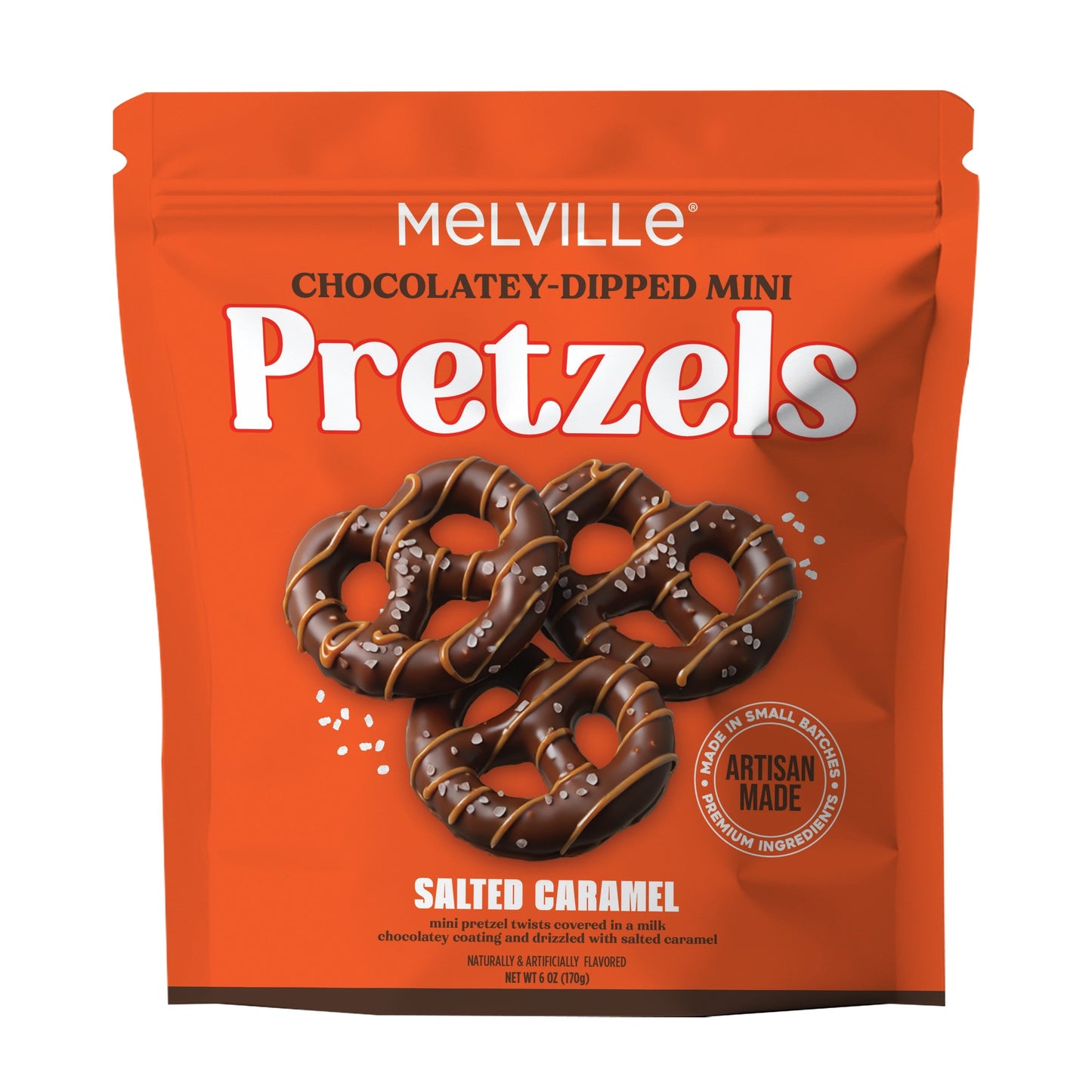 Salted Caramel Mini Pretzels