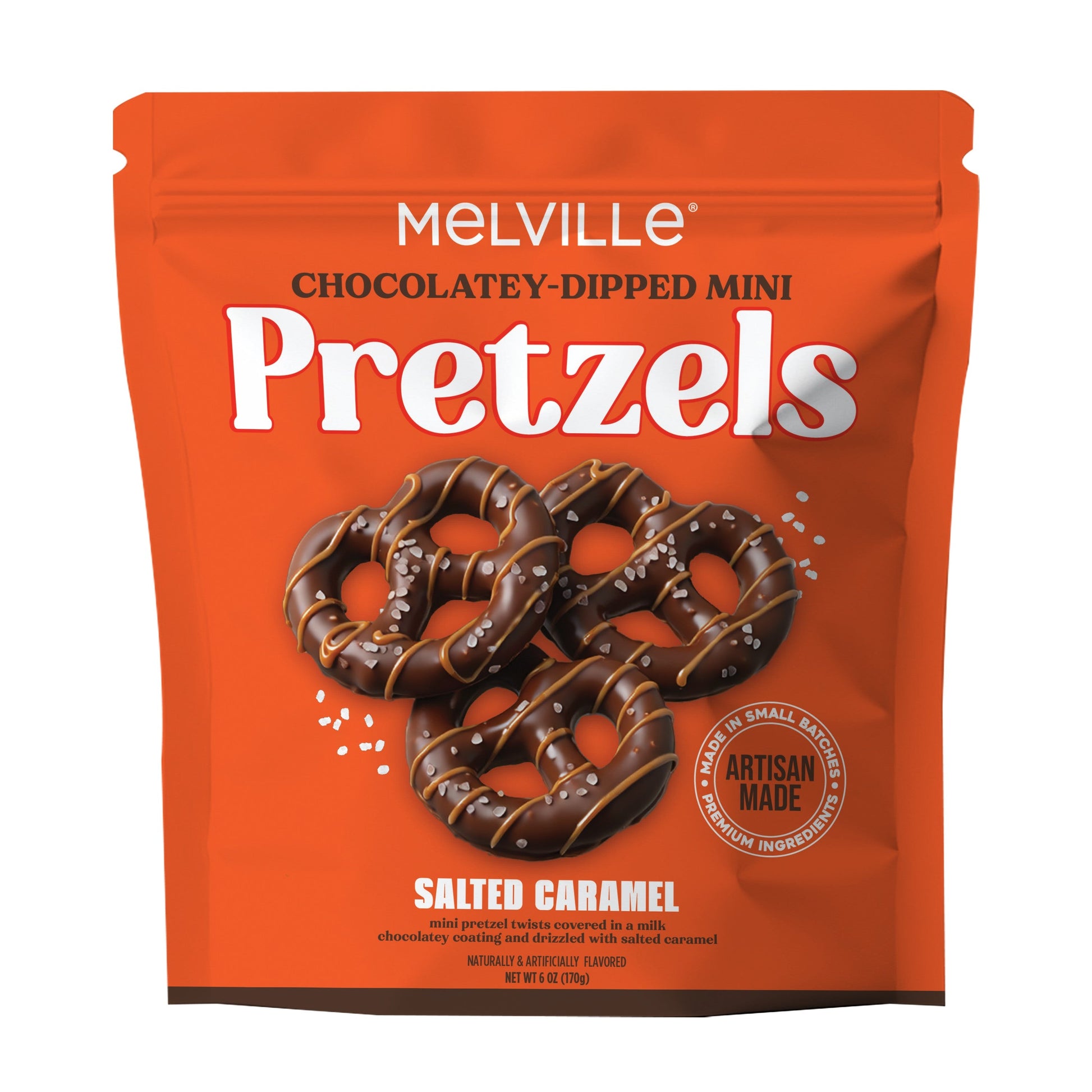 Salted Caramel Mini Pretzels