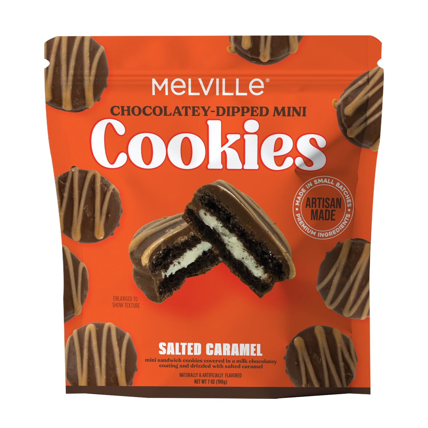 Salted Caramel Mini Cookies