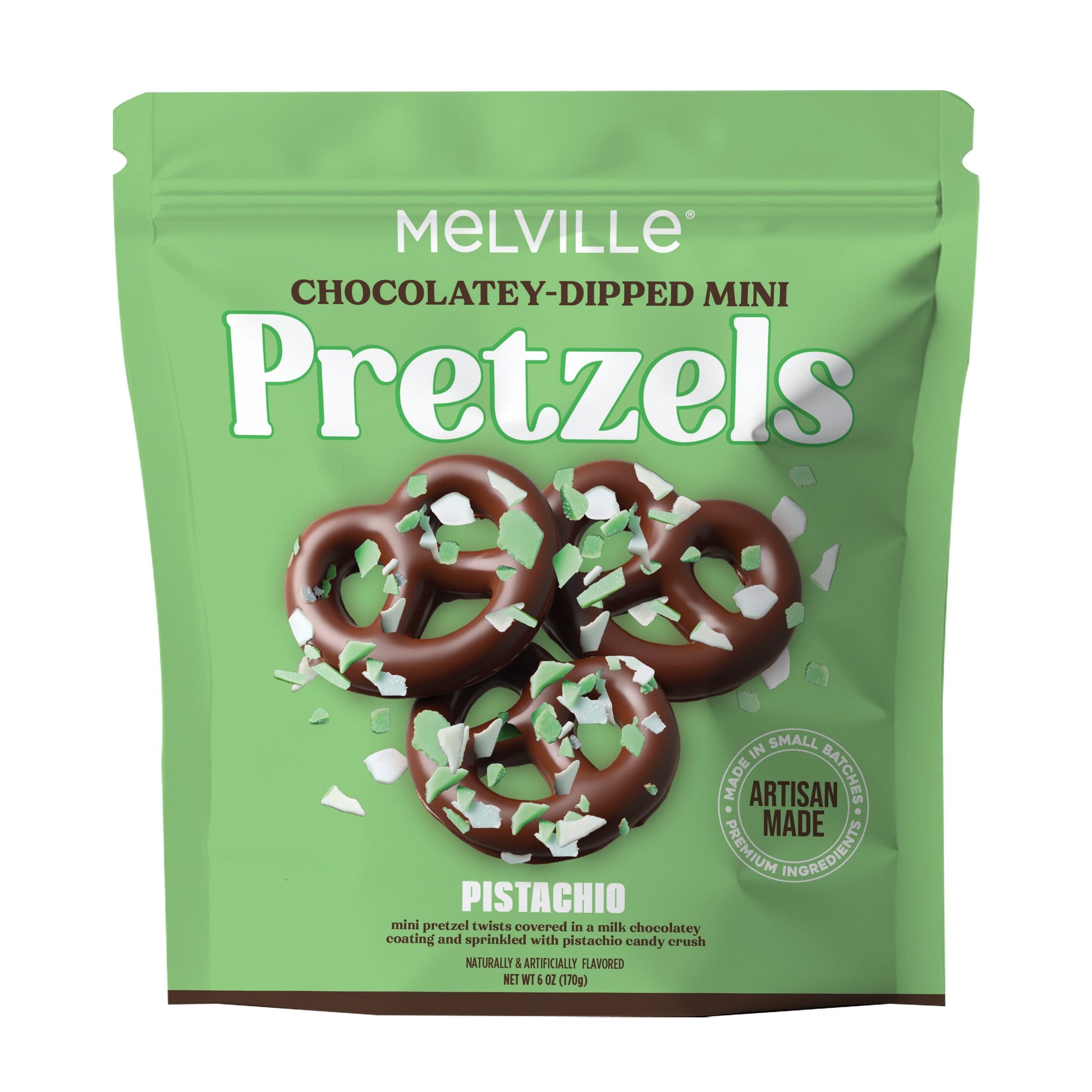 Pistachio Mini Pretzels