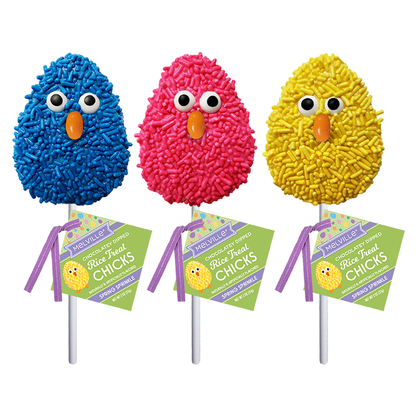 Chicken Pops Rice Rice Treat Chick Pops - Assorted | Crispy Treat – Melville Candy Wholesale