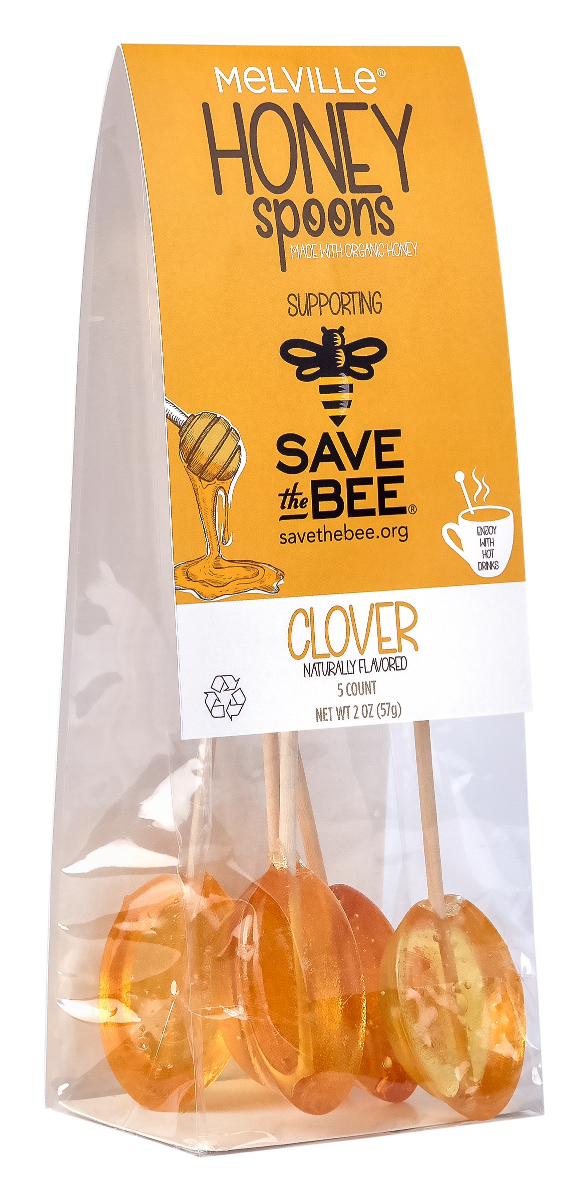 "Save The Bee" Honey Spoons