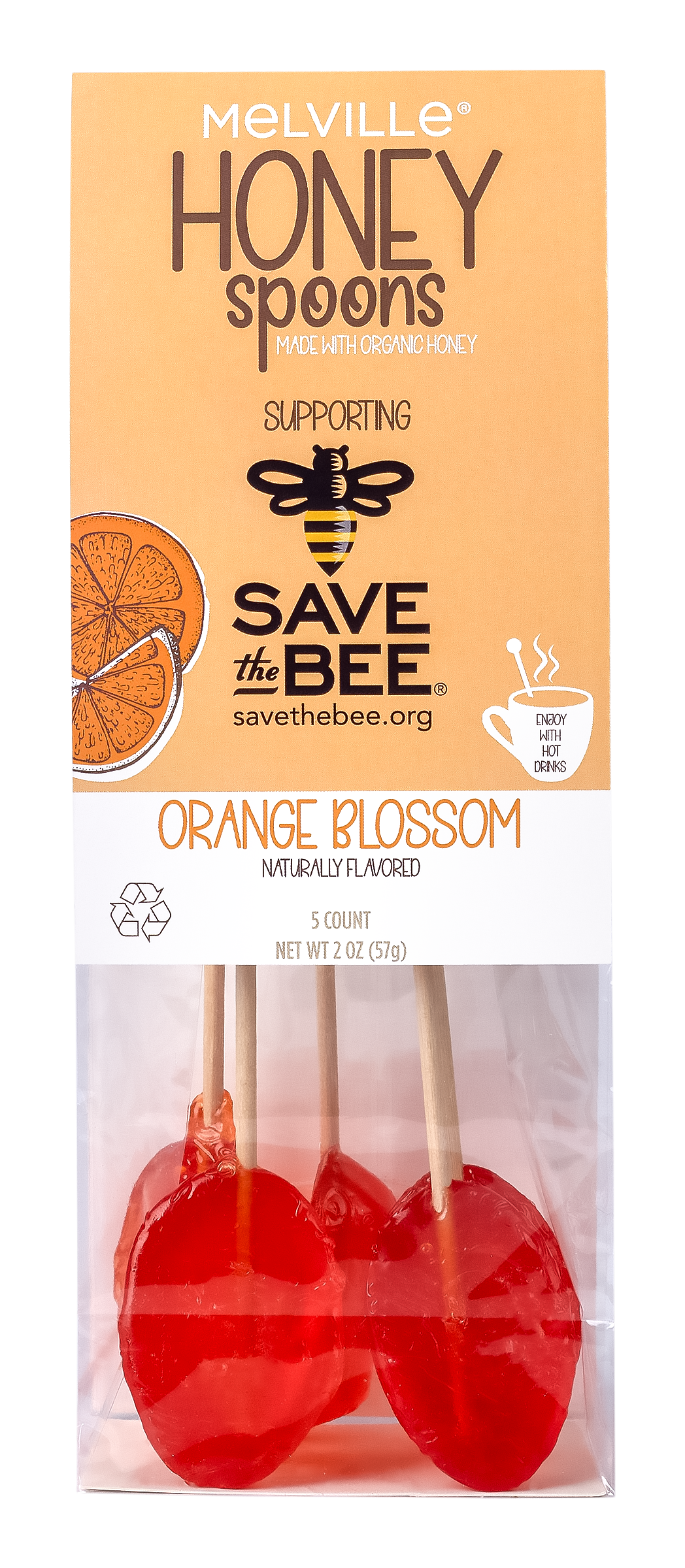 "Save The Bee" Honey Spoons