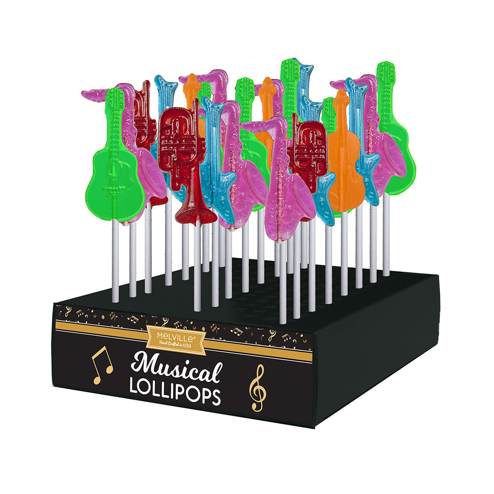 Candy Musical Instruments Musical Instrument Lollipops - Assorted | Hand-Poured – Melville Candy ...