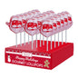 Frosted Santa Face Lollipops