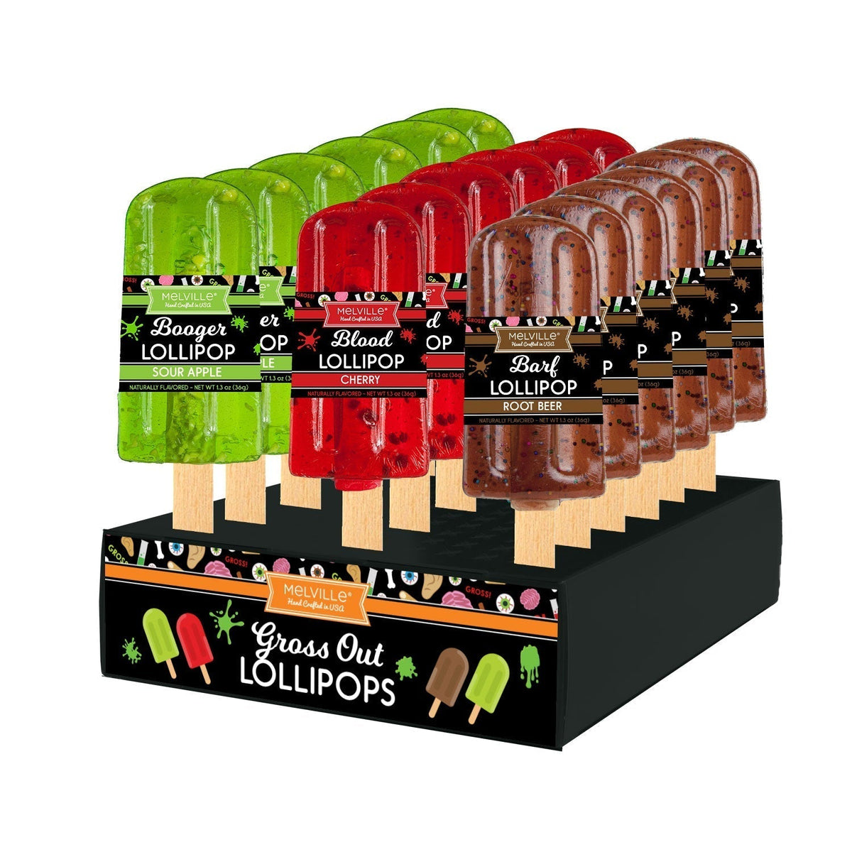 Gross Out Halloween Lollipops - Assorted by Melville Candy Company ...
