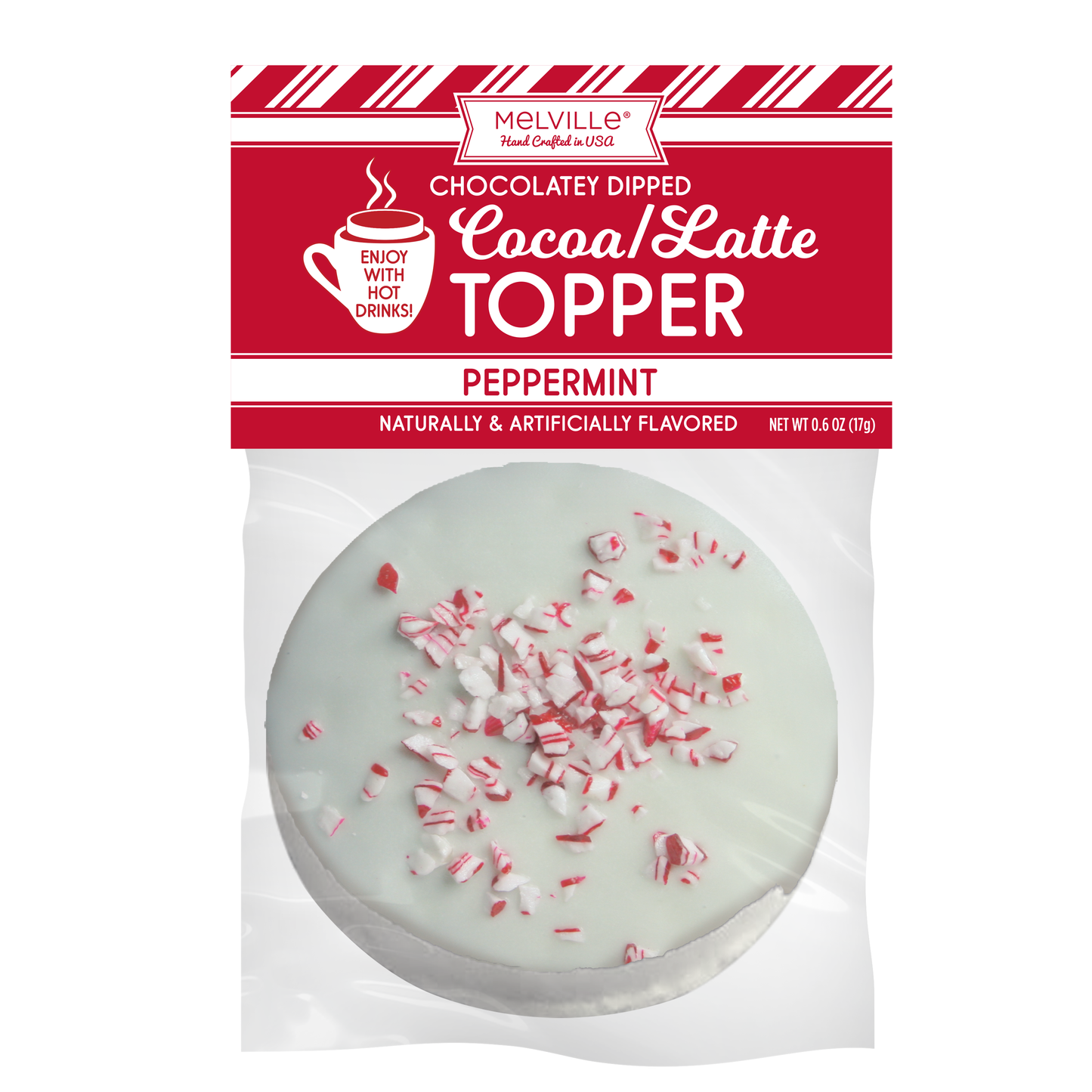 White Chocolatey Peppermint Marshmallow Toppers