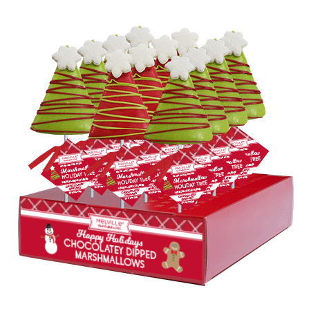 Triangle Tree Marshmallow Pops - Assorted