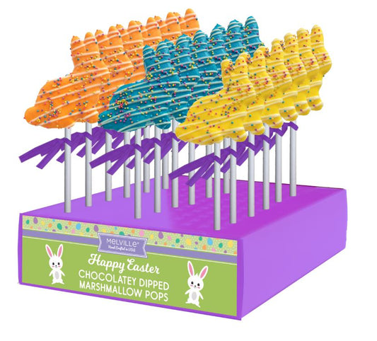 Spring Bunny Marshmallow Pops - Assorted