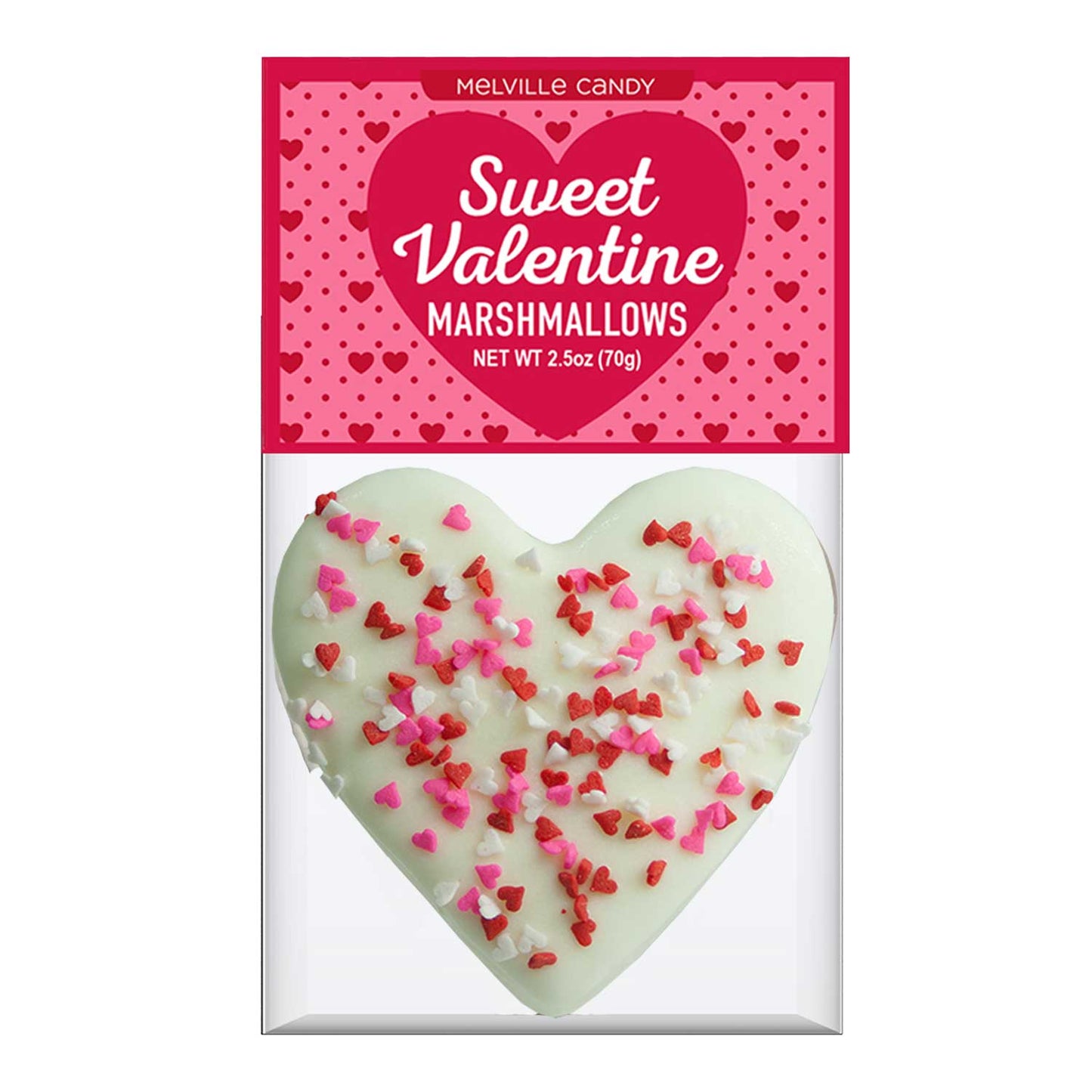 Confetti Heart Marshmallow Toppers